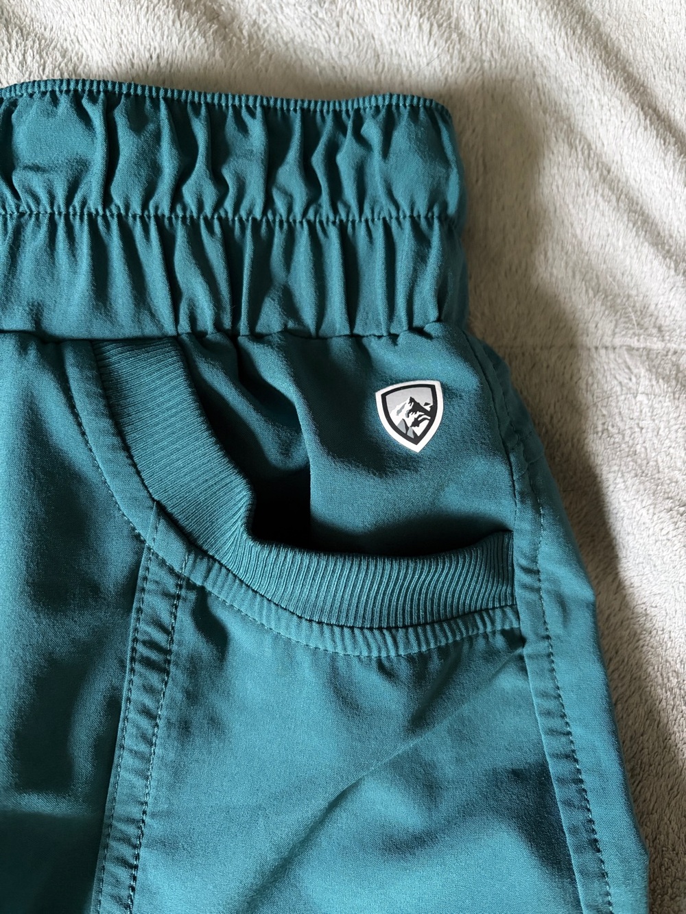 Kuhl Teal Women's Athletic Shorts - Picture 4 of 7